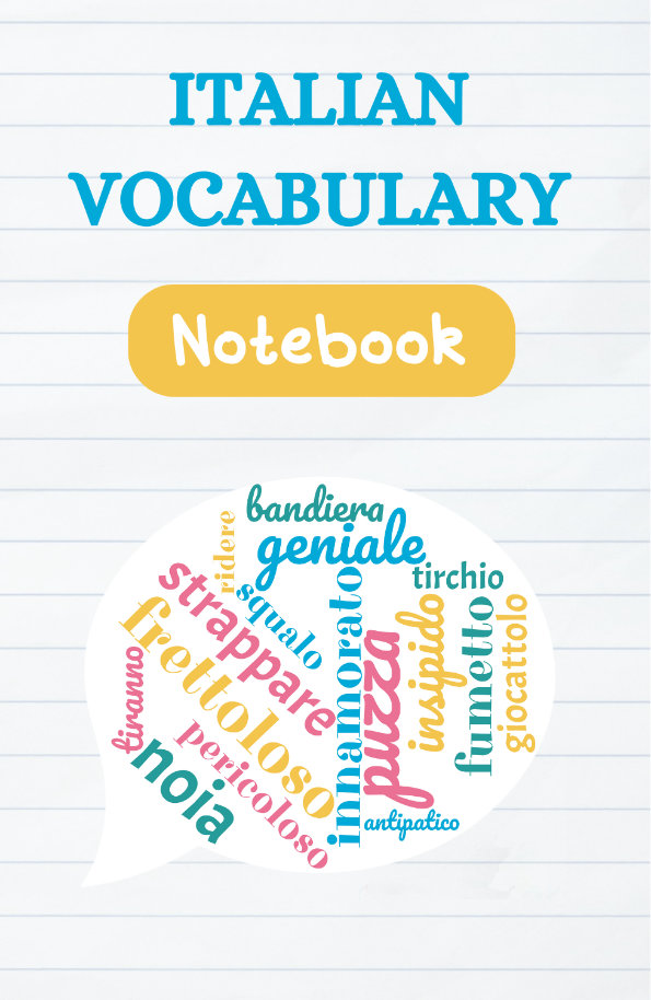 Italian notebook and vocabulary builder